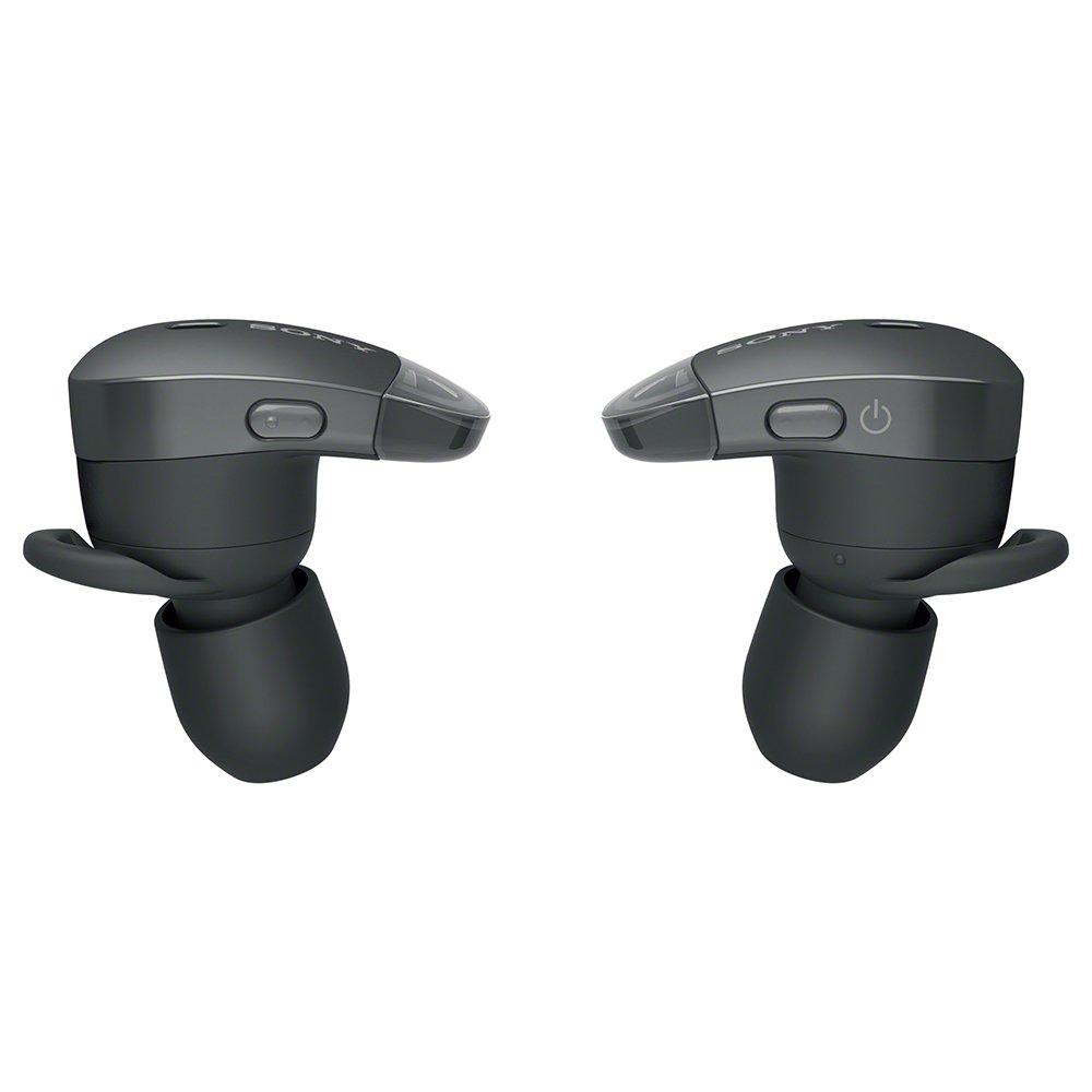 Sony Полностью беспроводные наушники Amazon Alexa Bluetooth с раздельными левым и правым наушниками с 360 Reality Audio 2017 года, черные наушники с шумоподавлением WF-1000X