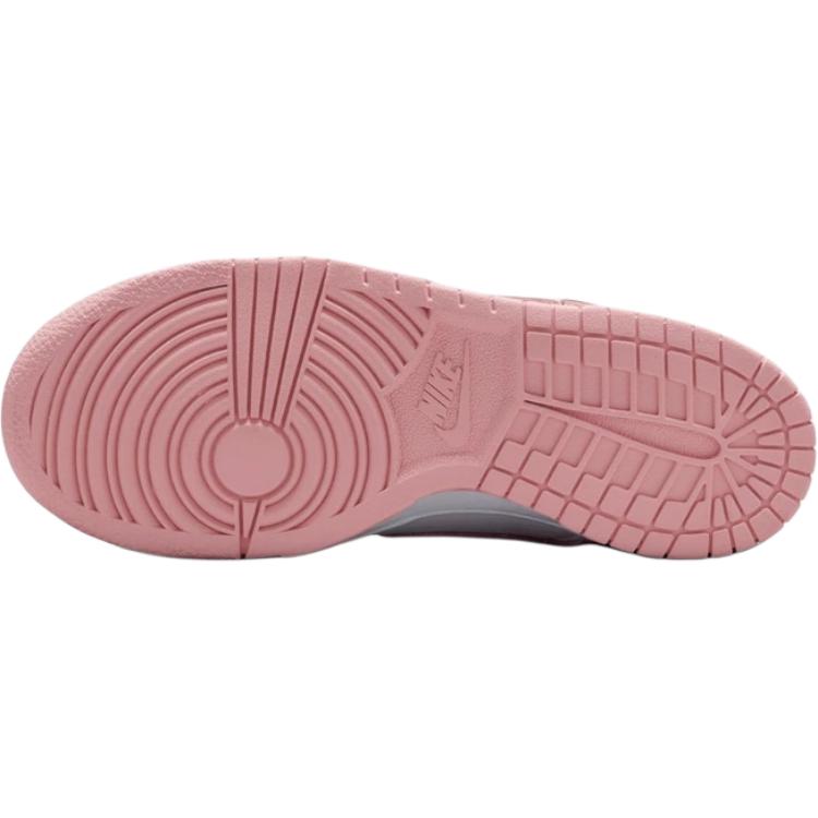 Nike Dunk Abrasion Resistant Low Top Kids' Skateboarding Shoes Pink White Sneakers FB9109-125