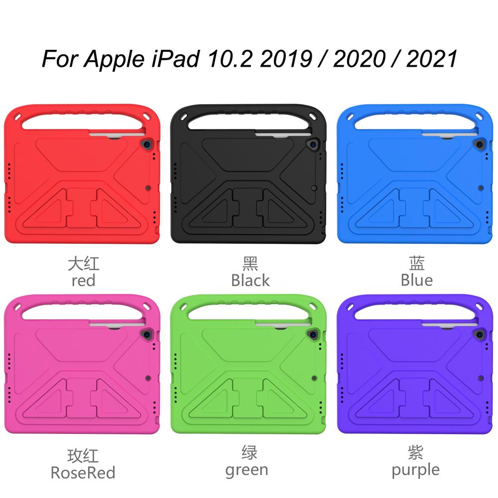 Для Apple iPad 10.2 2019 2020 2021 7th 8th 9th Gen A2197 A2270 A2602 чехол EVA портативный противоударный детский чехол-подставка с ручкой