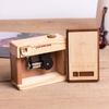 Ретро деревянная камера в форме классической мелодии Заводная музыкальная шкатулка Музыкальный подарок