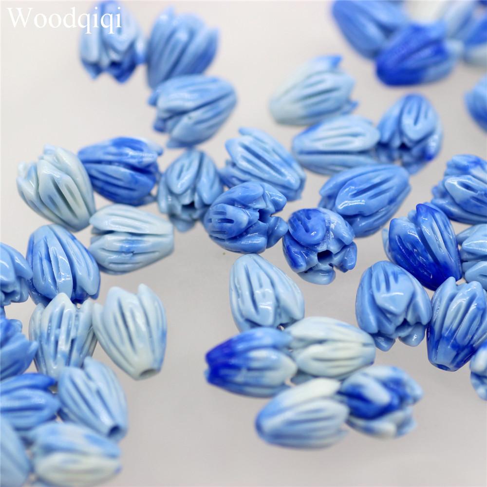 10 шт. 7*9 мм красочные коралловые ракушки, пудра, прессованный цветок, маленький бутон цветка, маленькая роза, свободные бусины, сделай сам, кулон, серьги, изготовление ювелирных изделий