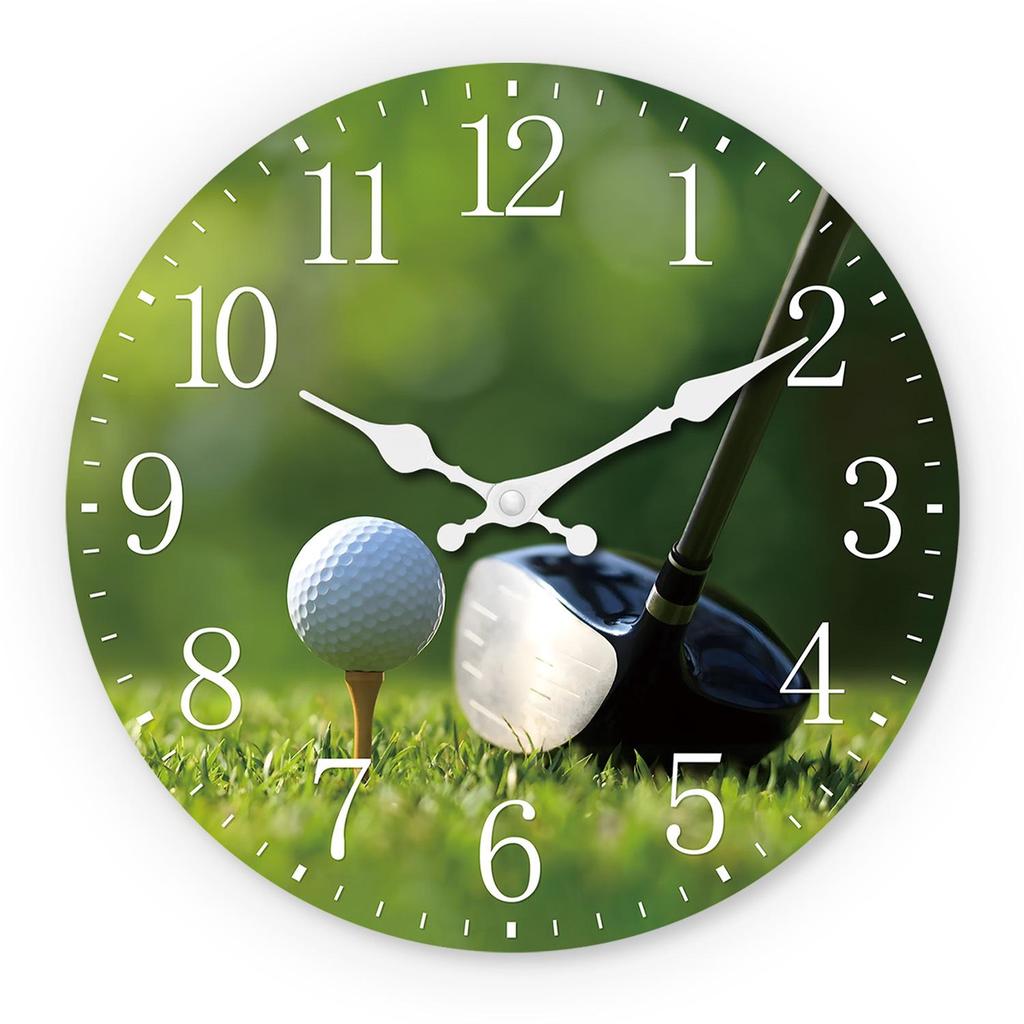 14" Религиозные Креативные Деревянные Настенные Часы - МДФ Бесшумные Декоративные Часы