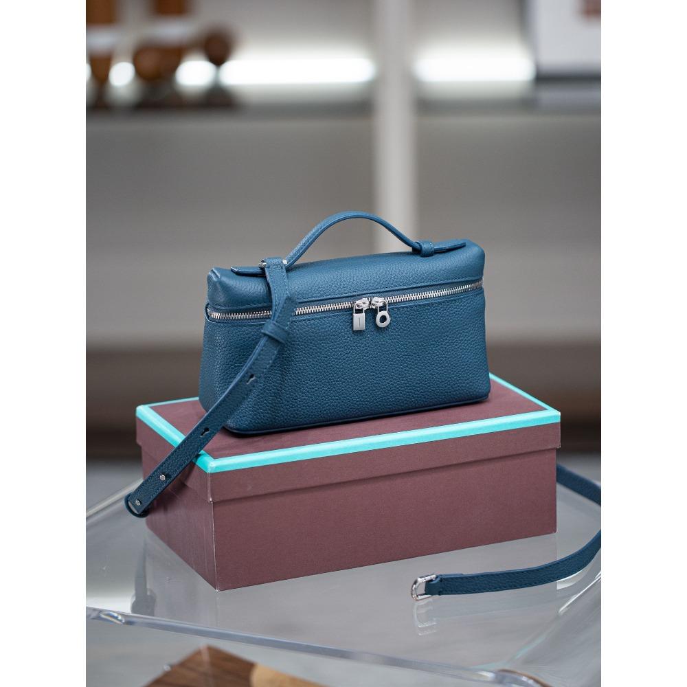 2025 Маленькая сумка-ланч-бокс, сумка из высококачественной кожи, женская сумка через плечо, универсальная для женщин