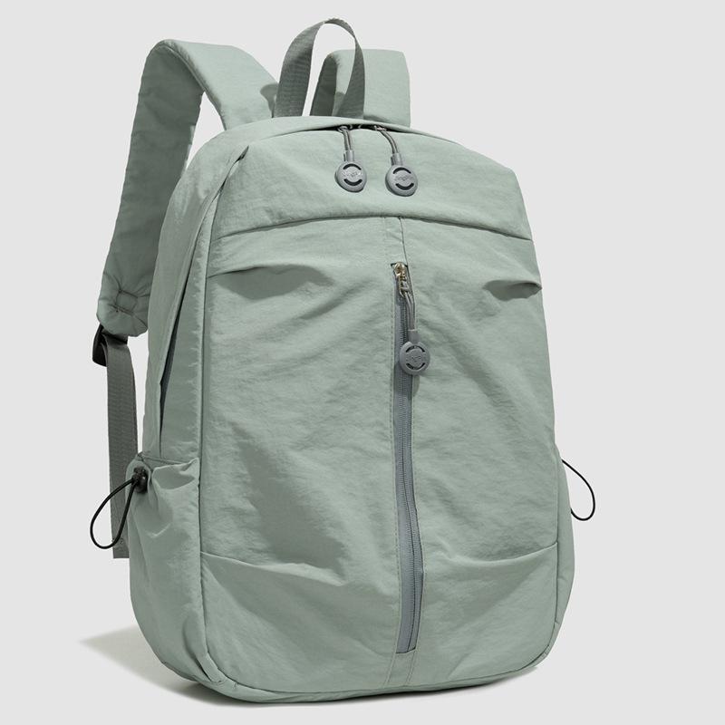 High Capacity Student Backpack – Versatile, Stylish, Lightweight Travel Bag In Solid Colors