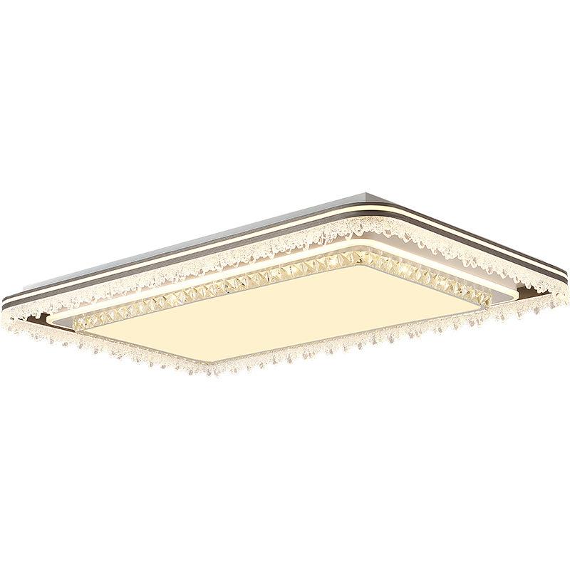 Modern Minimalist Crystal Ceiling Light for Bedroom, Living Room, and More