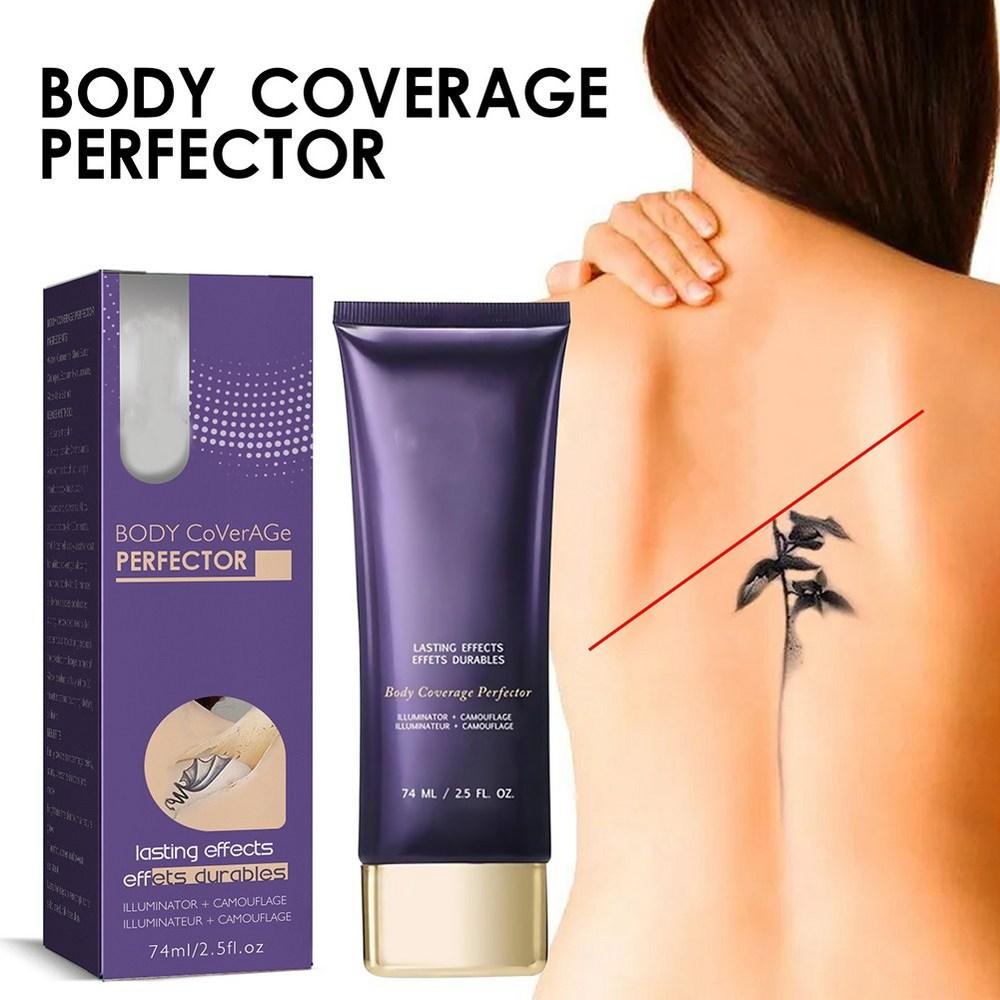 Консилер натуральный тату стойкий водостойкий крем для покрытия шрамов средства для макияжа тела 74 мл, 1 шт.