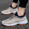 2023 New Spring Fashion Casual Shoes Men's Sports Shoes Mesh Flying Weaving Sports Running Shoes