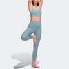 Adidas Yoga Studio 7/8 Облегающие укороченные брюки для фитнеса с высокой талией Женские плавки Синие HC6639