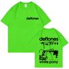Rock Band Deftones White Pony Double Sided Print Tshirt Unisex Hip Hop Alternative Metal Oversized Streetwear Male Fashion Tshirt