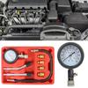 8Pcs Car Cylinder Tester Pressure Gauge Test Tool Kit With Variety Adapter Auto Motorcycle Gasoline Engine Compression Tester