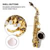Eb Alto Saxophone Brass E Flat Sax 802 Key Type Woodwind Instrument with Cleaning Rod Cloth Gloves