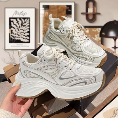 Лето 2024 Новая мода летняя женская повседневная обувь кроссовки для женщин туфли на платформе женские шнуровки теннисные дизайнерские туфли