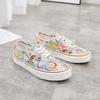 Модная обувь каваи для женщин, холщовая женская обувь, плоская, милая, на шнуровке, тренды 2024, для ходьбы, дизайнерская, осенняя, роскошная, вулканизированная, для весны А