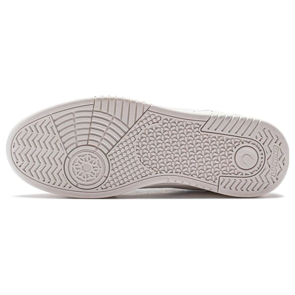 Li-Ning Moon White Green Casual Versatile Non-Slip Wear-Resistant Low-Top Lifestyle Shoes Unisex Sneaker Blue AGCS427-15