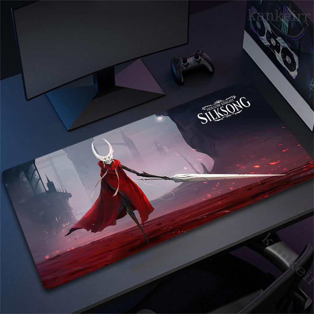 HD Печать Крутой Hollow Knight Silksong Коврик для Мыши Настольные Коврики Коврик для Компьютерной Мыши Компания Большой Настольный Коврик XXL Большие Коврики для Игровых ПК