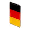 GLEAVI Germany Flag Car Sticker Metal State Flag Car Decal Sticker Germany Flag Window