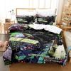 Комплект постельного белья Bakemonogatari Single Twin Full Queen King Size Bed Set Adult Kid Bedroom Duvetcover Sets Anime Bed Sheet Set