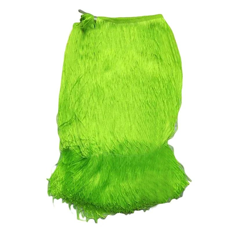 50/100cm Width Polyerter Tassel Lace Trim Ribbon Fringes For Sewing Curtains Latin Dress Tassels Trimmings Accessories Crafts