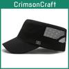 Breathable Summer Sun Hat For Men Adjustable Casual Flat Cap For Outdoor Activities