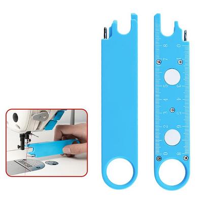 Простое быстрое устройство для заправки нити швейной машины, заправка нити за одну секунду, автоматический нитевдеватель иглы, стежок с магнитом и линейкой