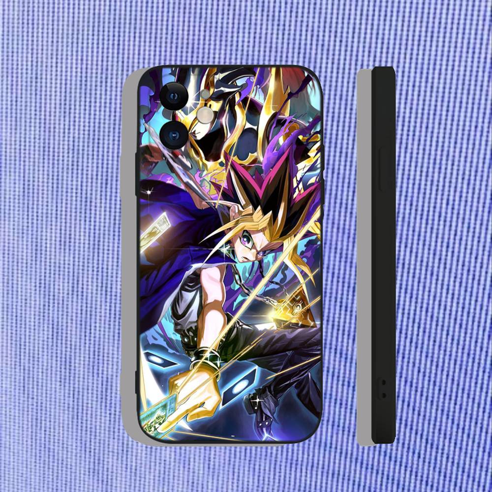 Anime Y-Yu Gi Oh OCG Phone Case For iPhone 17,16,15,14,13,12,11,Pro,Max,Plus,Air,X,XS,XR,SE,8,7,Mini,Soft Black Funda
