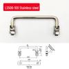 LS506 U-Shaped 304 Stainless Steel Folding Handle for Oven and Mechanical Equipment.