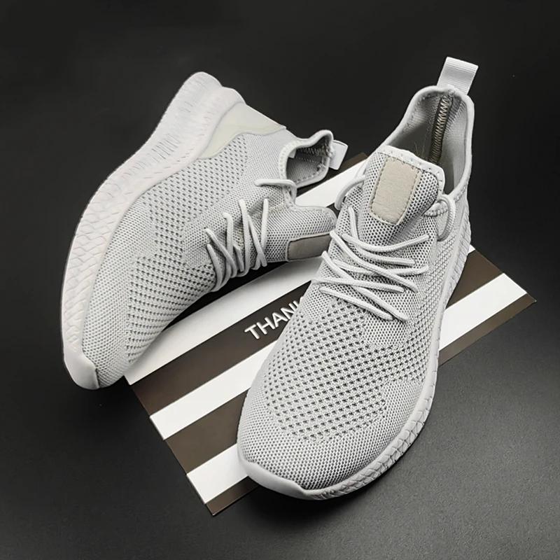 Men's Breathable Sneakers Fashion Trainer Athletic Casual Shoes High Quality Running Walking Tennis Outdoor Sneakers for Man
