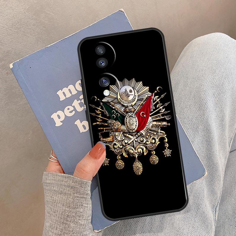 Кейс с гербом Османской империи для Honor Magic 8 5 6 7 Pro Чехол для Honor 400 200 Lite 50 70 90 X8a X8b X9a X9b X9c