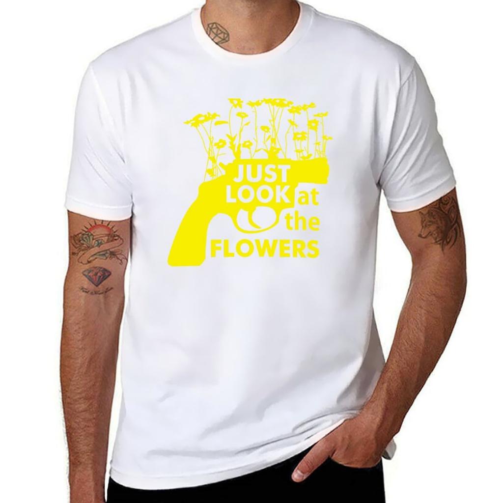 Just Look at the Flowers T-Shirt man t shirt luxury man t shirts cotton t shirts with prints T-Shirt