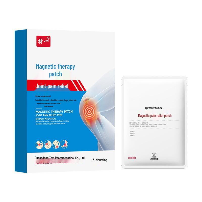 Магнитные пластыри Te Yi для снятия боли в суставах, пояснице и плечах, при растяжениях, ушибах, в качестве вспомогательного лечения