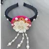 Tassel Korean Headband Flower Stage Dance Hair Hoop Gift Hanbok Hairband  Hanfu Accessories