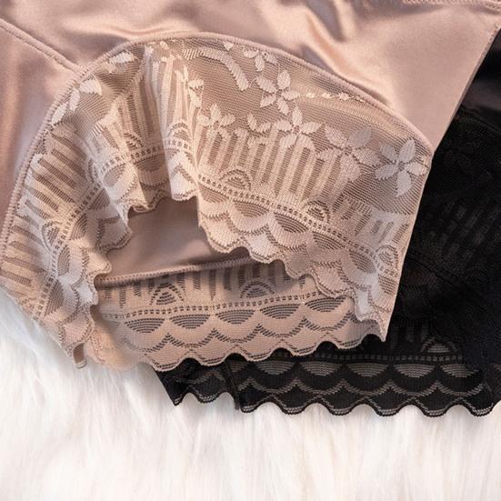 Women Panties Flower Print High Waist Tymmy Control Thin Slimming Butt-lifted Soft Anti-septic Female Intimate Clothes Underpants Underwear