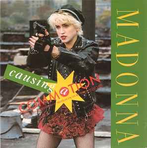7-дюймовая пластинка MADONNA - Causing A Commotion W8224 Sire 1987 UK Поп Б/У