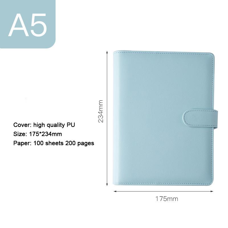 (Бесплатная гравировка логотипа) Студенческий блокнот A5/A6 в твердом футляре с магнитной пряжкой, содержит металлический переплет, дневник, блокнот, справочник