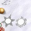 Снежинка Подвеска Рождественское украшение DIY Фото Подвесное украшение Сплав Снежинка Рождественская елка Настенный декор для окна Сад