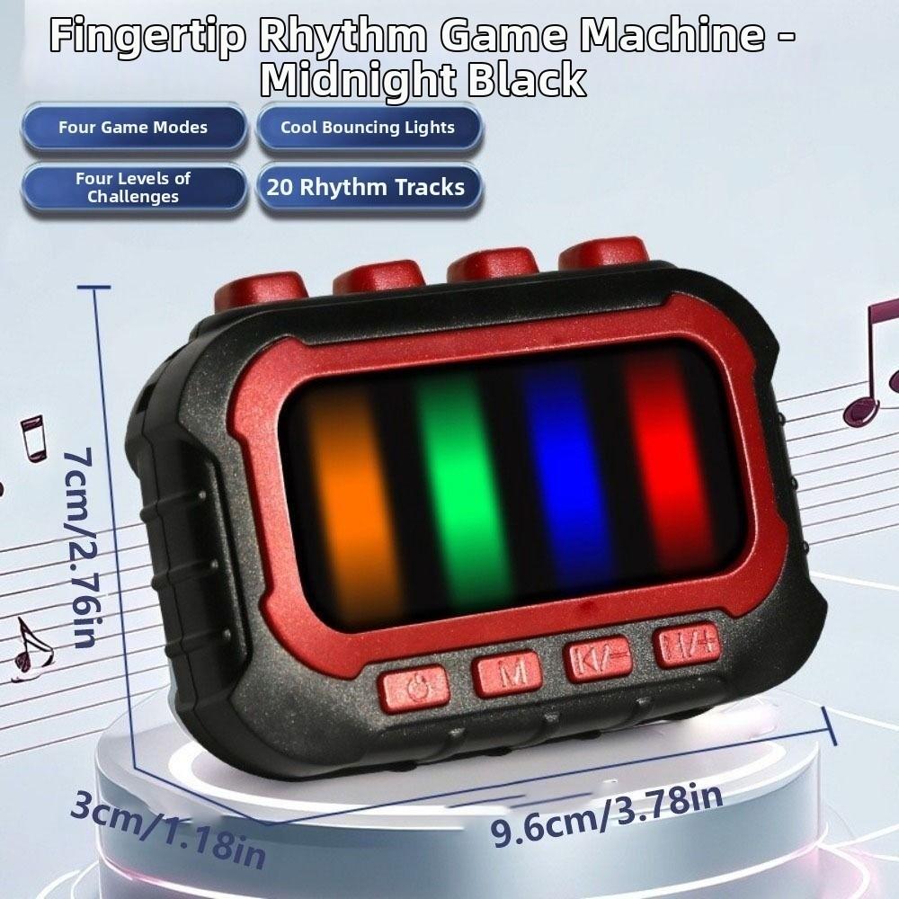 Electronic Kid Fingertip Fidget Toy Fast Press Puzzle Game Machine Music Rhythm Game Home Use