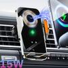 Автомобильный беспроводной держатель для телефона Умное сенсорное быстрое беспроводное зарядное устройство Крепления для телефона 360° Вращение Индуктивная автоматическая фиксация