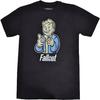 Мужская черная футболка Fallout с Vault Boy