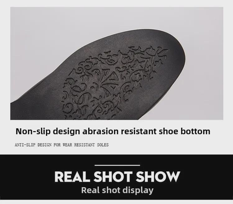 Мужские персонализированные тапочки Baotou в британском стиле с пряжкой