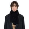 Velsey Diamond Woven Knit Muffler [BLACK]