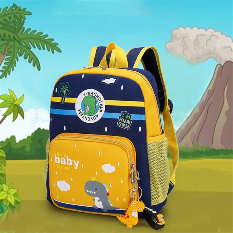 Мультфильм динозавр дети защита позвоночника легкий школьный ранец детский сад мальчики девочки милый рюкзак большая вместительная сумка