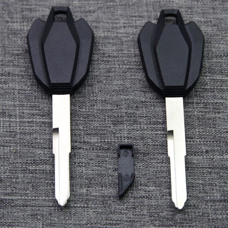 10pcs For Suzuki Haojue DR/TR/XCR300 motorcycles auxiliary key shell-left side key blank electric door lock embryo