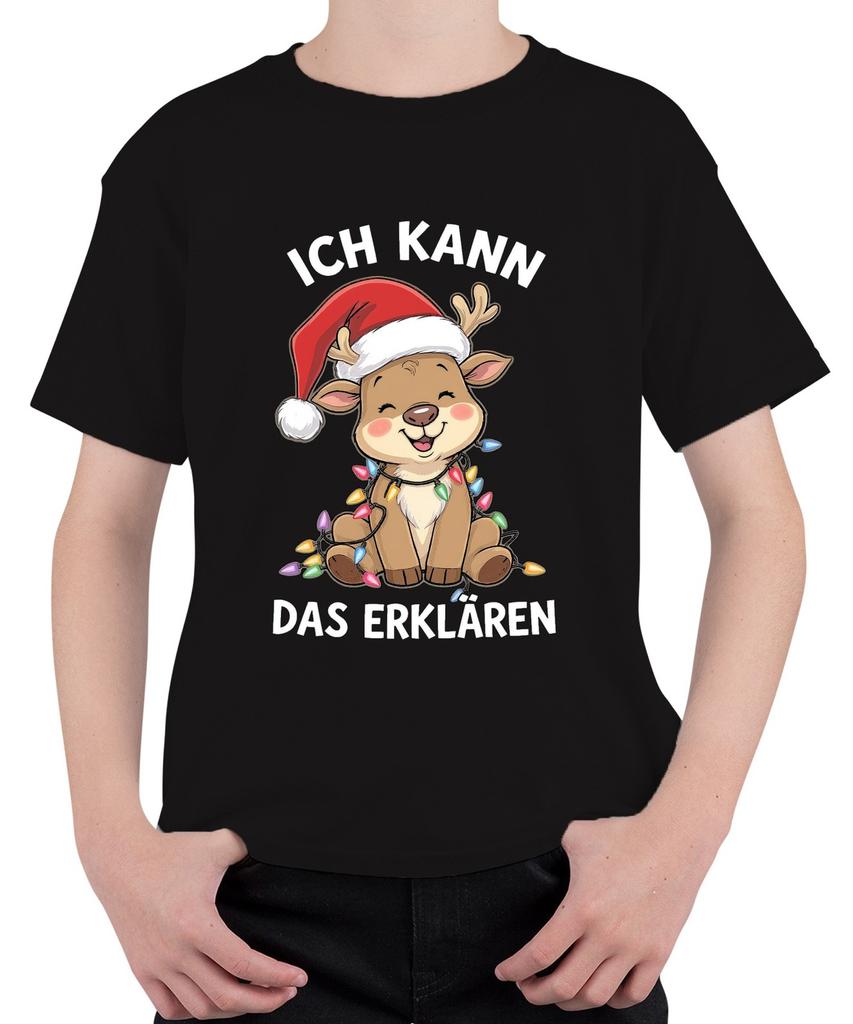 I Can Explain This Reindeer Christmas Lights Cute Funny Unisex Kids