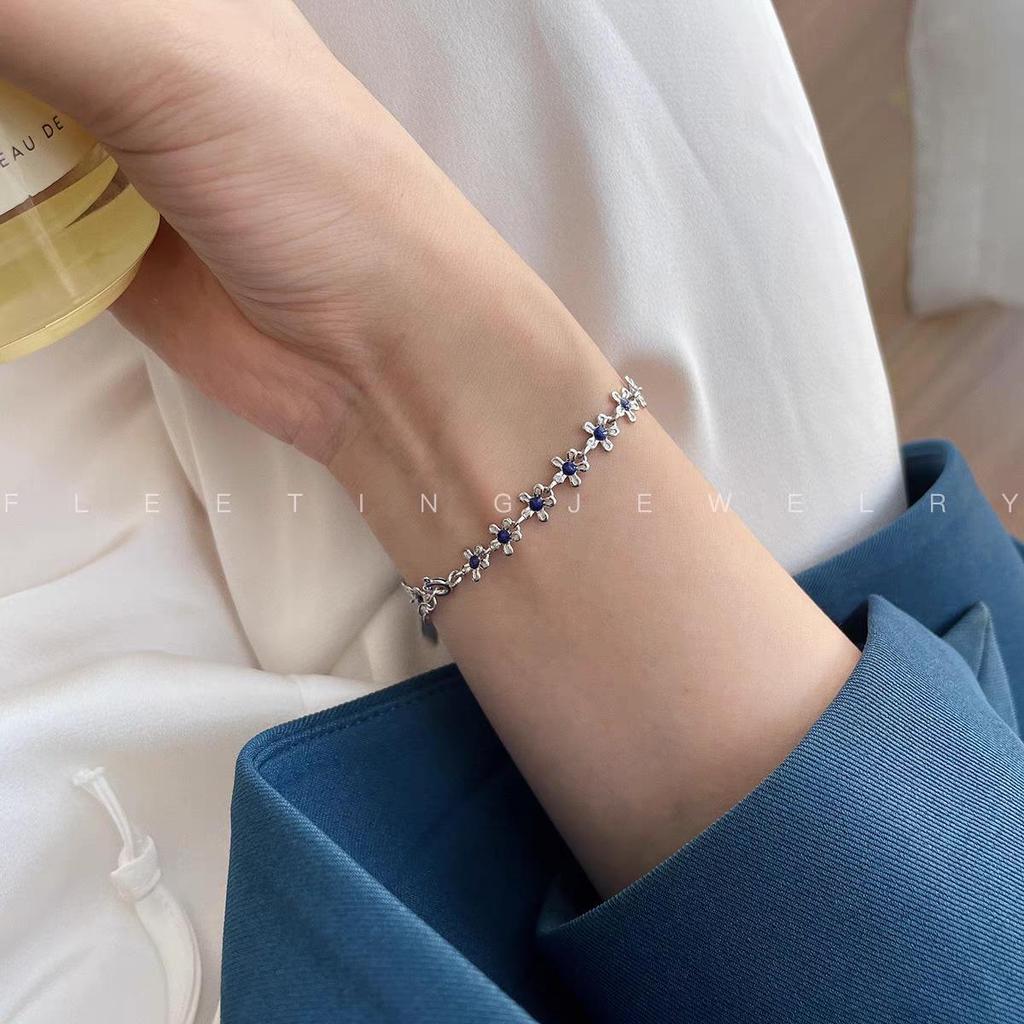 Элегантный браслет с осенней орхидеей для женщин: Простой стиль Мори, идеальный для повседневной носки