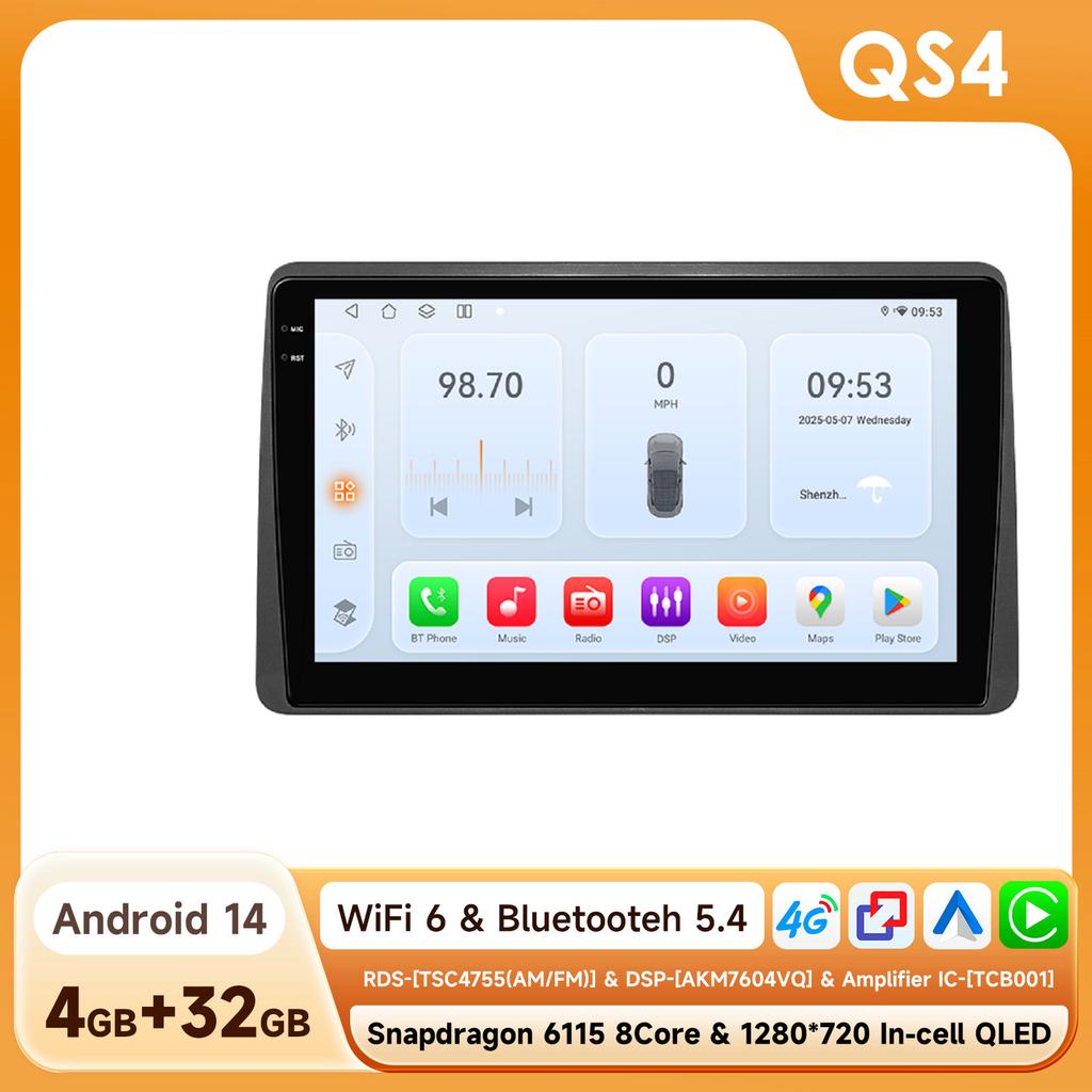 Hizpo Мультимедийный плеер Snapdragon Android для Renault Duster HM 2 II 2020-2021 Arkana 1 I 2019-2021 Авто Carplay Стерео Интеллектуальный Экран GPS