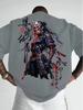 Japanese Anime Unisexga Pattern Female Warrior 3d Print Sport Quickdry Breatha Unisexs Tshirt Outdoor Casual Parentchild Clothing