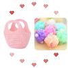 Plastic Bath Basket Handheld Shower Basket Portable Laundry Basket  Bathroom