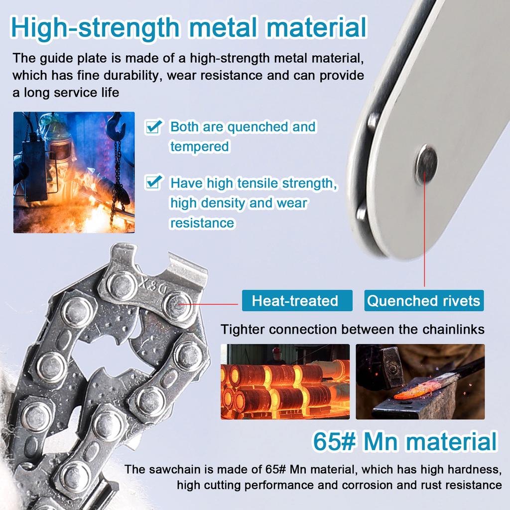 21 В 6-дюймовые портативные электрические обрезные пилы, маленькая бензопила для раскалывания древесины, щеточный двигатель, одна рука