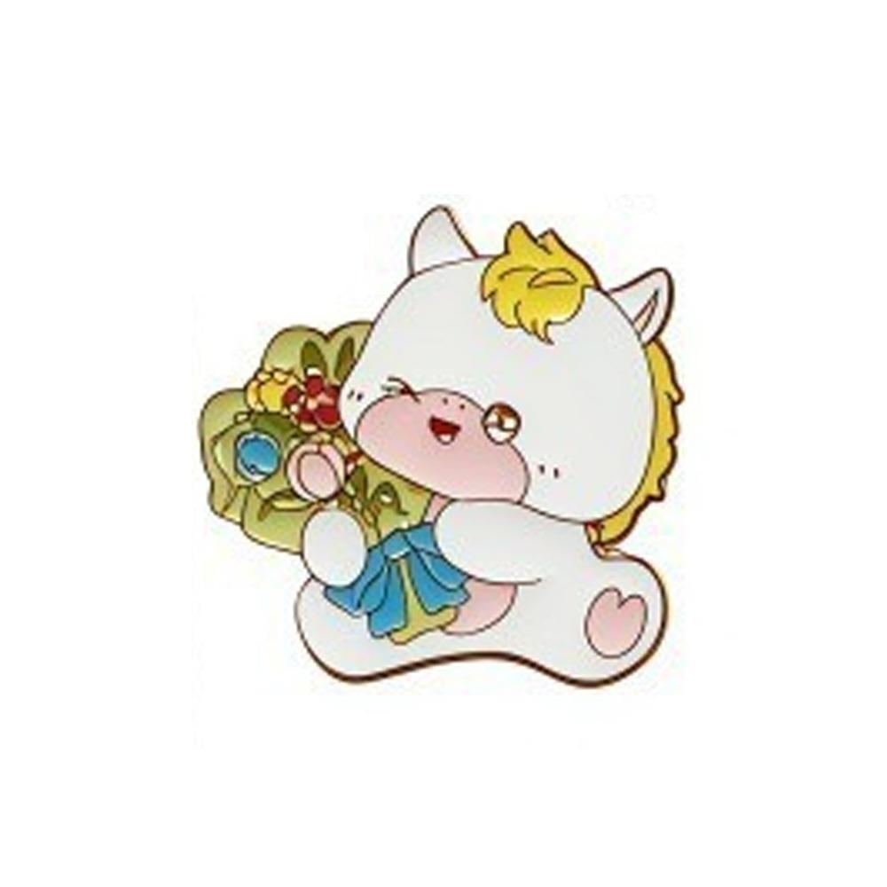 Zinc Zinc Zinc Alloy Zodiac Horse Brooch Chinese Style Animal Brooch Cute New Year Lapel Pins  New Year Gift