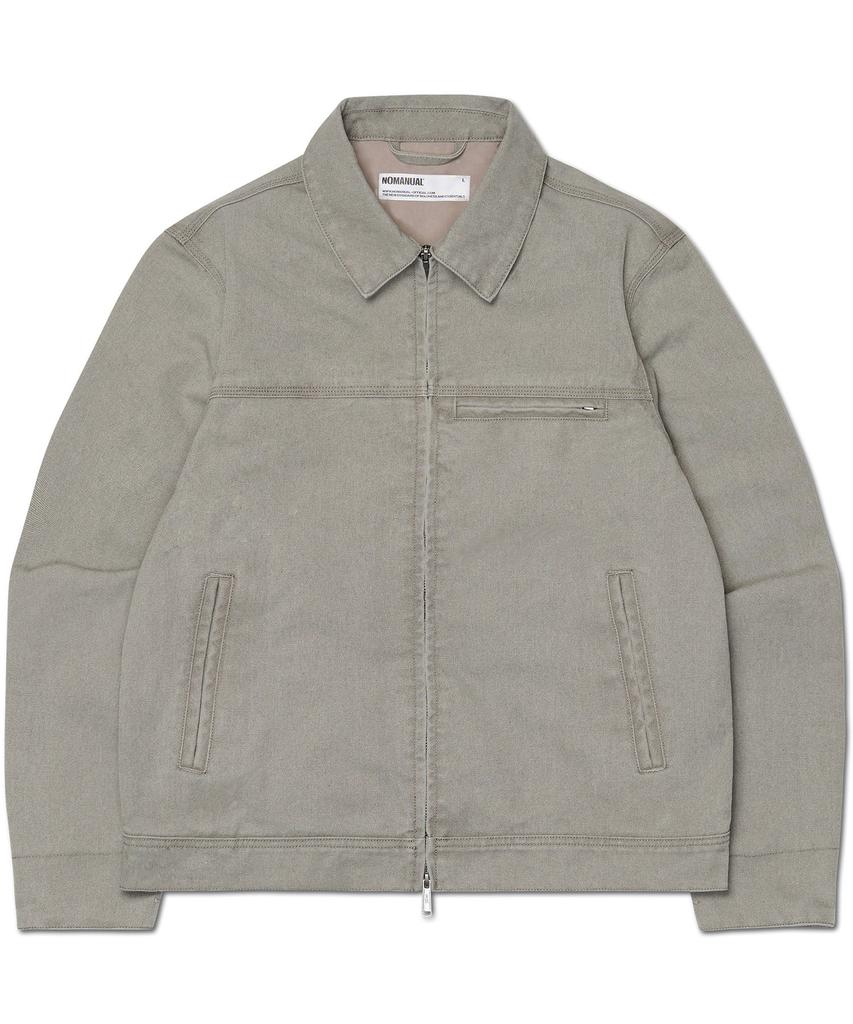 Рабочая куртка Nomanual E.S Washed - Стирка Серый